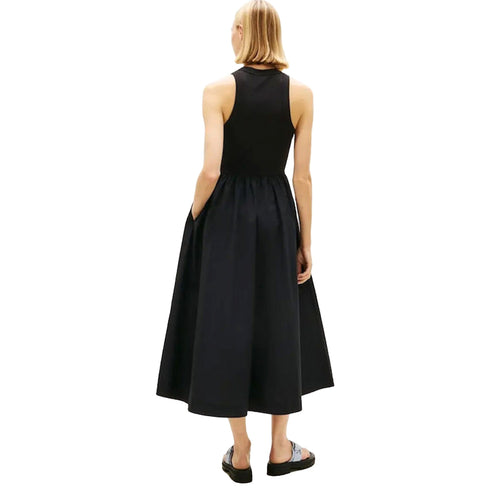 TOMMY JEANS Abito Abito Donna con gonna svasata a pieghe XS - Francavilla Moda