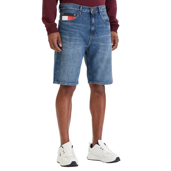 TOMMY JEANS Bermuda Bermuda Uomo con stampa bandiera wash su taschino 29 - Francavilla Moda