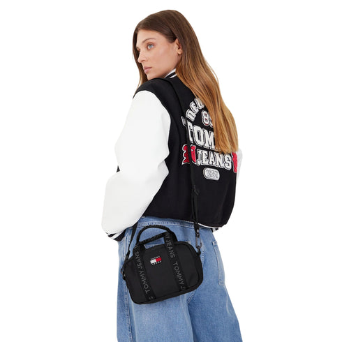 TOMMY JEANS Borsa a tracolla Borsa a tracolla Donna con manici logati UNI A25-TOMMY JEANSAW17889-GUQ-UNI - Francavilla Moda