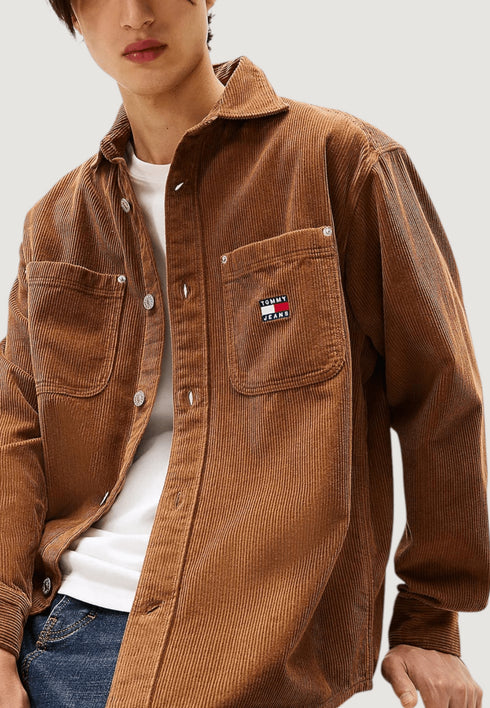 TOMMY JEANS Camicia casual Camicia manica lunga Tommy Hilfiger Jeans TJM RLX WASHED CORD S  - Francavilla Moda