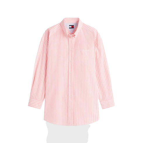 TOMMY JEANS Camicia Camicia over Donna a righe XS - Francavilla Moda