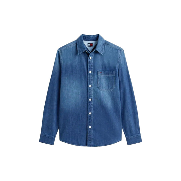 TOMMY JEANS Camicia ml Camicia Uomo in denim regular fit S - Francavilla Moda