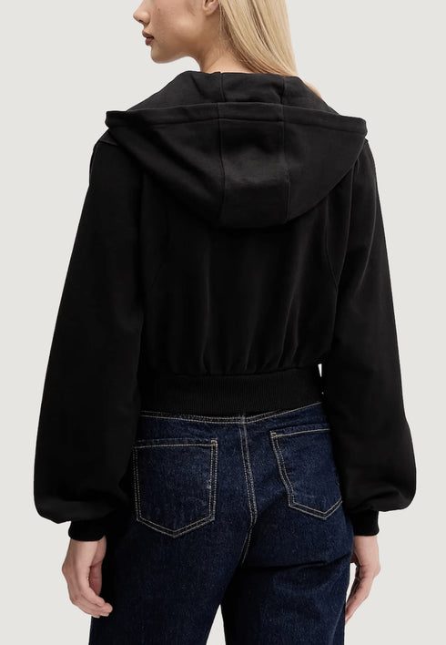 TOMMY JEANS Felpa con zip Felpa con cappuccio Tommy Hilfiger Jeans TJW RLX CRP S - FLAG Z XS - Francavilla Moda