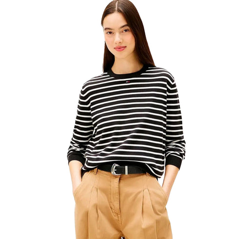TOMMY JEANS Girocollo Maglia girocollo Donna a righe XS - Francavilla Moda