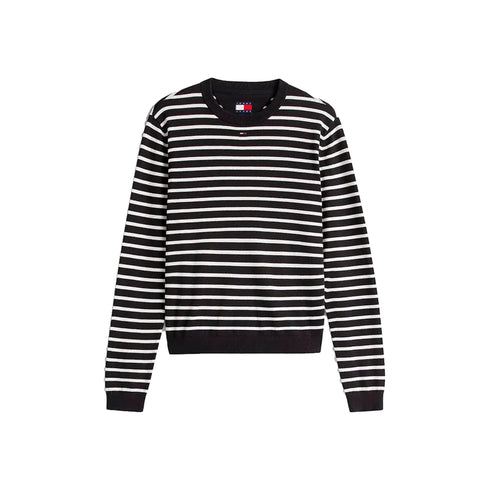 TOMMY JEANS Girocollo Maglia girocollo Donna a righe XS - Francavilla Moda