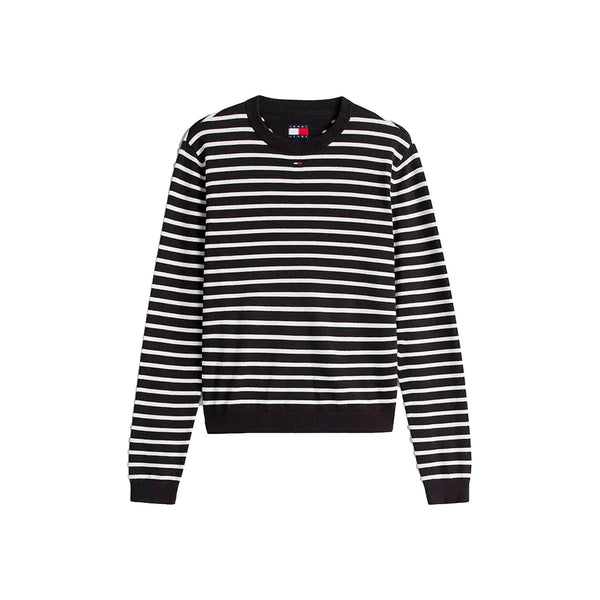 TOMMY JEANS Girocollo Maglia girocollo Donna a righe XS - Francavilla Moda