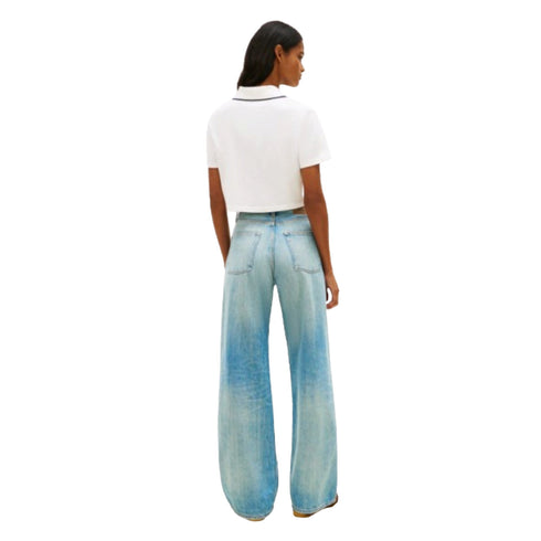 TOMMY JEANS Polo Polo cropped Donna con patch XS P26-TOMMY JEANSDW21363-YBL-XS - Francavilla Moda