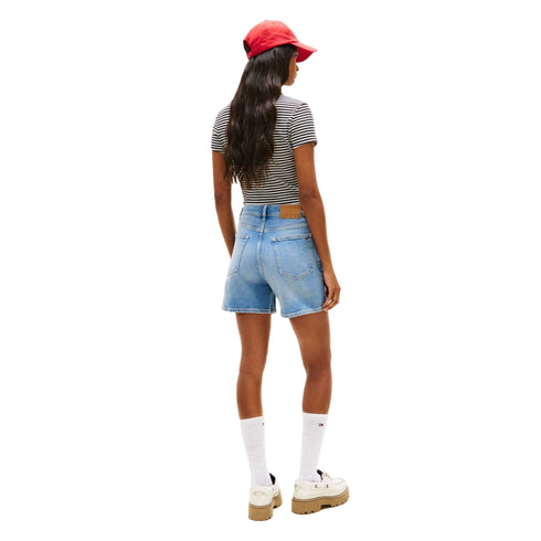 TOMMY JEANS Shorts Shorts Donna in denim modello mom 25 P26-TOMMY JEANSDW22692-1A5-25 - Francavilla Moda