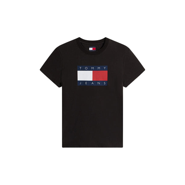 TOMMY JEANS T-shirt mm T-shirt Donna con bandiera stampata XS - Francavilla Moda