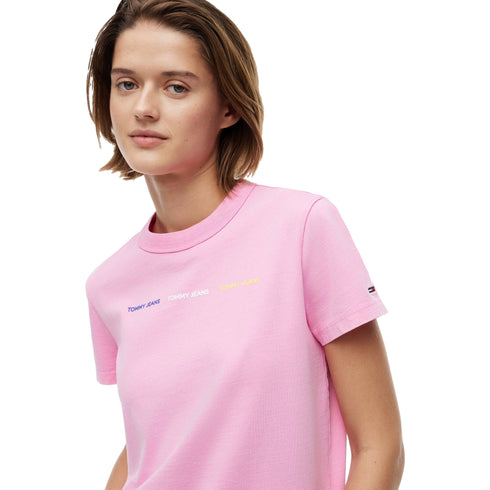 TOMMY JEANS T-shirt T-shirt Donna con stampa colorata XS - Francavilla Moda