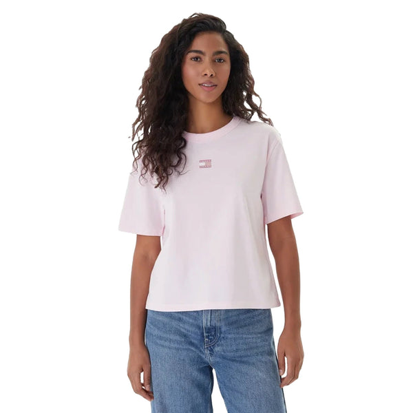 TOMMY JEANS T-shirt T-shirt Donna dal fit rilassato XS A26-TOMMY JEANSDW0DW22202-TOU-XS - Francavilla Moda