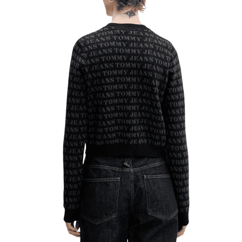 TOMMY JEANS Cardigan TOMMY JEANS Cardigan Donna Cotone Organico Scollo Quadrato XS - Francavilla Moda