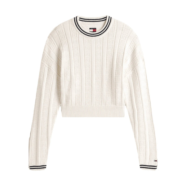 TOMMY JEANS Maglia TOMMY JEANS Maglia Donna Maniche Lunghe Cotone Organico XS - Francavilla Moda