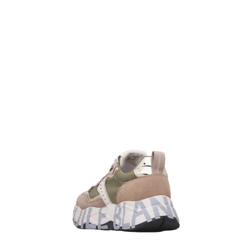 Voile Blanche Sneakers Sneakers Donna Club 105 Beige/Verde 34 - Francavilla Moda