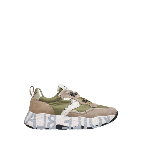 Voile Blanche Sneakers Sneakers Donna Club 105 Beige/Verde 34 - Francavilla Moda