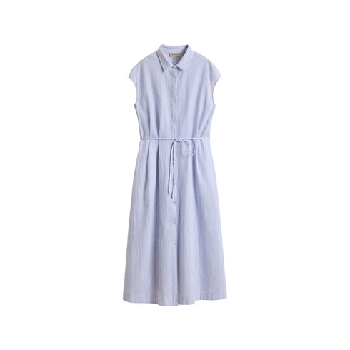 Woolrich Abito midi Abito Donna midi in cotone seersucker XS P25 - WOOLRICHCFWWDR0186FRUT4070 - 31010 - XS - Francavilla Moda