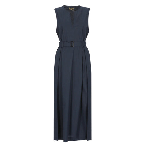 Woolrich Abito sm Abito Donna senza maniche con cintura S - Francavilla Moda