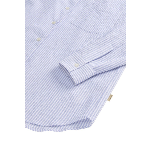 Woolrich Camicia casual Camicia Donna taschino cotone seersucker XS P25 - WOOLRICHCFWWSI0213FRUT4070 - 31010 - XS - Francavilla Moda