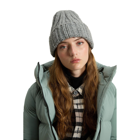 Woolrich Berretto Cappello Donna Chunky a coste S A25 - WOOLRICHCFWWAC0196FRUF0766 - 103 - S - Francavilla Moda