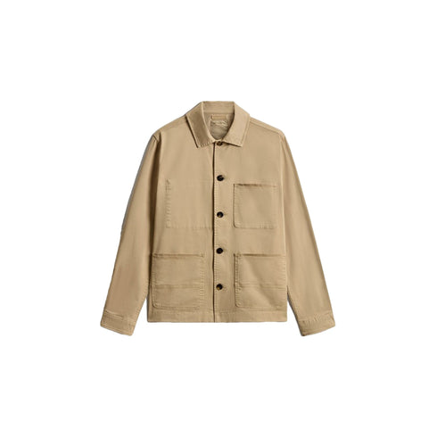 Woolrich Giacca Giacca Uomo oversize in twill di cotone M P26-WOOLRICHCFWOOS2042MRUT562-7436-M - Francavilla Moda