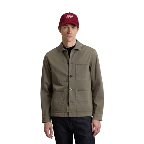 Woolrich Giacca Giacca Uomo oversize in twill di cotone M P26-WOOLRICHCFWOOS2042MRUT562-7436-M - Francavilla Moda