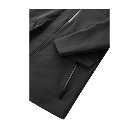 Woolrich Giubbotto Giaccone Uomo Barrow Mac in Softshell Nero A24 - WOOLRICHCFWOOU0792MRUT3496 - 100 - S - Francavilla Moda