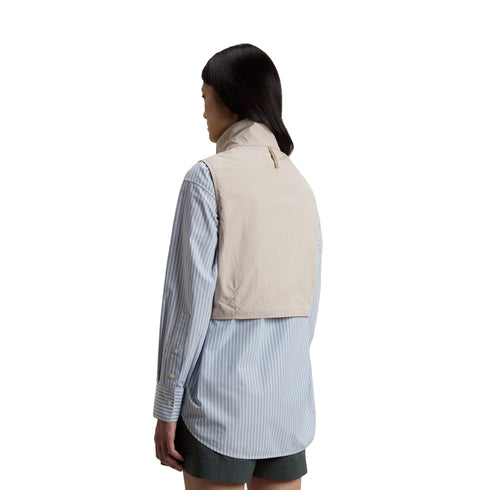 Woolrich Gilet Gilet Donna in nylon taglio corto S P26-WOOLRICHCFWWVE2005FRUT5307-8867-S - Francavilla Moda
