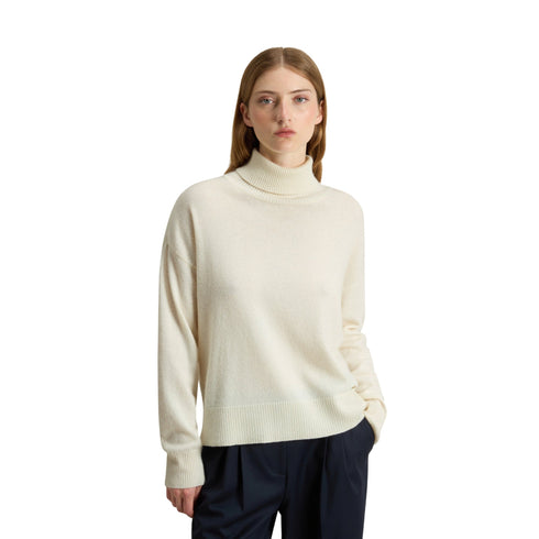 Woolrich Pullover Maglia Donna dolcevita comfort fit XS A25 - WOOLRICHCFWWKN2027FRUF5067 - 8743 - XS - Francavilla Moda