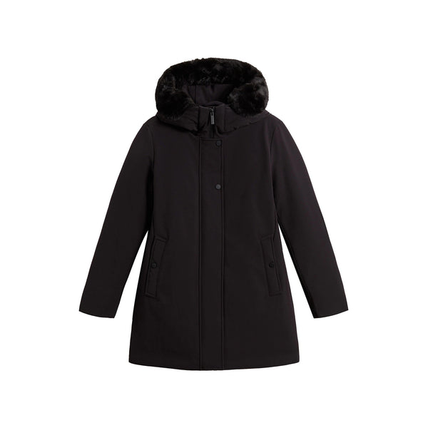 Woolrich Parka Parka Donna Firth con pelliccia Nero A24 - WOOLRICHCFWWOU1017FRUT3496 - 100 - XS - Francavilla Moda