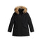 Woolrich Parka medio Parka Donna Luxury Artic con pelliccia Nero - Francavilla Moda