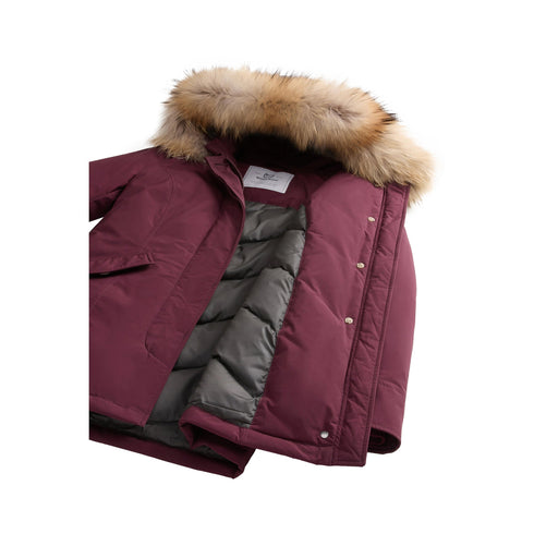Woolrich Parka medio Parka Donna Luxury Artic con pelliccia Chianti A24 - WOOLRICHCFWWOU0652FRUT3128 - 5508 - L - Francavilla Moda