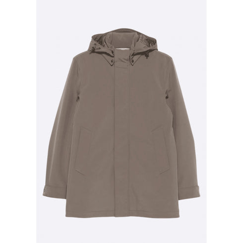 Woolrich Parka lungo Parka Uomo Barrow in softshell M A25-WOOLRICHCFWOOU2017MRUT3496-7425-M - Francavilla Moda