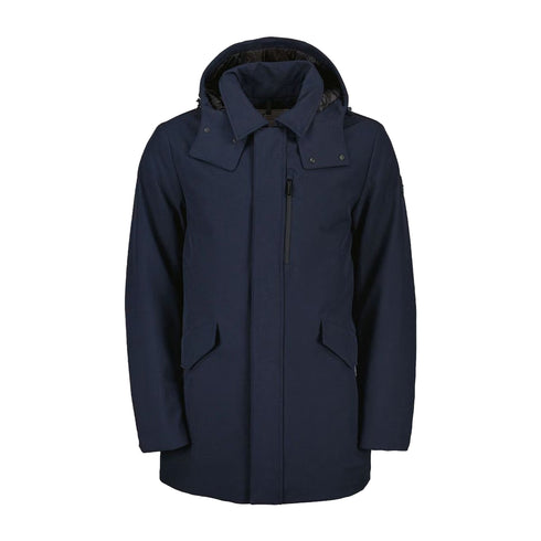 WOOLRICH Giacca imbottita Parka Uomo Barrow Mac Softshell Blu A24 - WOOLRICHCFWOOU07923496 - 3989 - M - Francavilla Moda