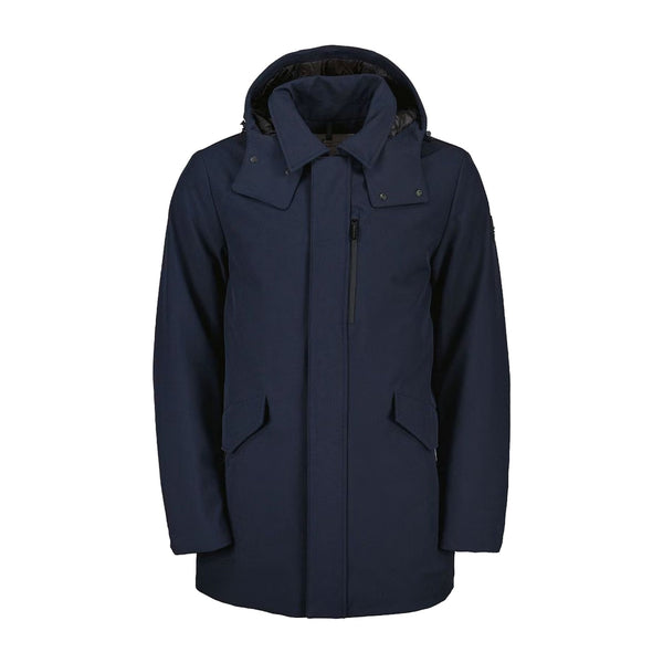 WOOLRICH Giacca imbottita Parka Uomo Barrow Mac Softshell Blu A24 - WOOLRICHCFWOOU07923496 - 3989 - M - Francavilla Moda