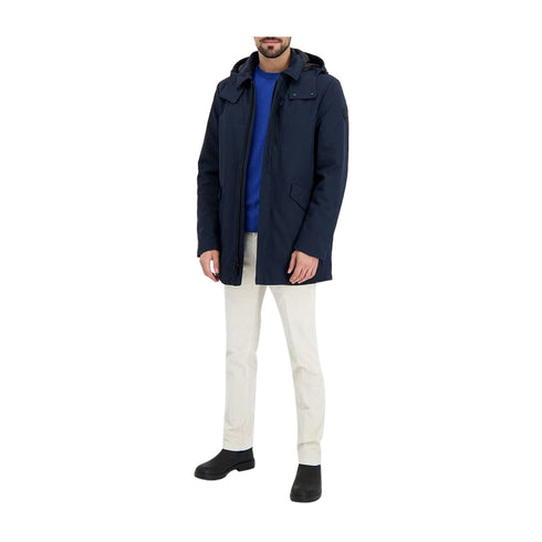 WOOLRICH Giacca imbottita Parka Uomo Barrow Mac Softshell Blu A24 - WOOLRICHCFWOOU07923496 - 3989 - M - Francavilla Moda