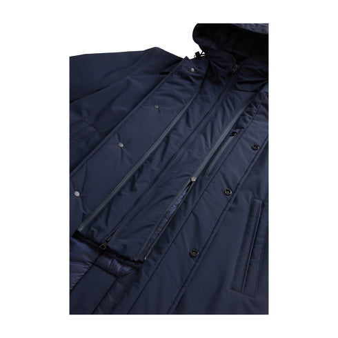 WOOLRICH Parka Parka Uomo con pettorina interna Blu A24 - WOOLRICHCFWOOU09283339 - 3989 - M - Francavilla Moda