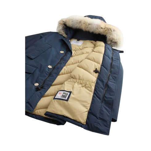 Woolrich Parka lungo Parka Uomo lungo Arctic con pelliccia M A25 - WOOLRICHCFWOOU0482MRUT0001 - MLB - M - Francavilla Moda