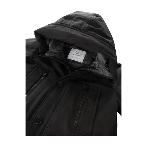 Woolrich Parka lungo Parka Uomo Ramar Artic lungo Nero - Francavilla Moda