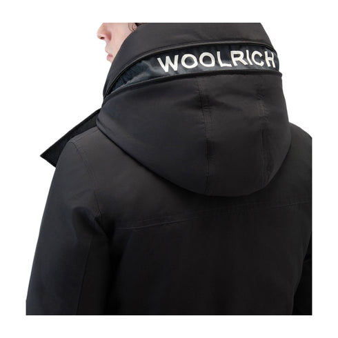 Woolrich Parka lungo Parka Uomo Ramar Artic lungo Nero - Francavilla Moda