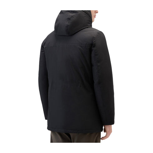 Woolrich Parka lungo Parka Uomo Ramar Artic lungo Nero - Francavilla Moda