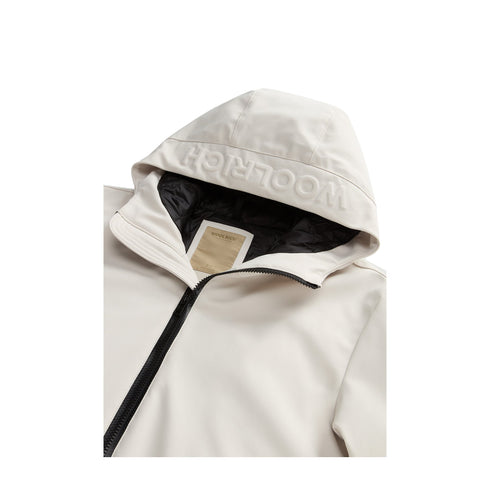 Woolrich Piumino corto Piumino Uomo Pacific in Softshell Stone - Francavilla Moda