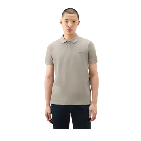 Woolrich Polo Polo Uomo modello Mackinack Corda P24-WOOLRICHCFWWOPO0065MRUT1483-8072-M - Francavilla Moda