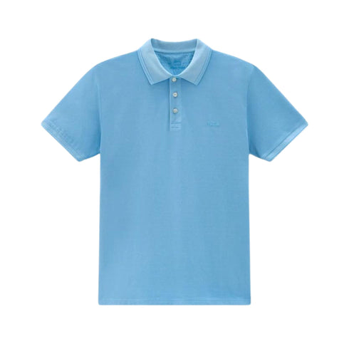 Woolrich Polo Polo Uomo modello Mackinack Celeste P24-WOOLRICHCFWWOPO0065MRUT1483-30050-M - Francavilla Moda