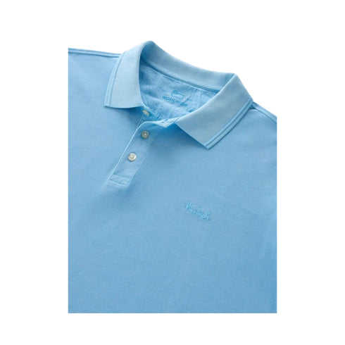 Woolrich Polo Polo Uomo modello Mackinack Celeste P24-WOOLRICHCFWWOPO0065MRUT1483-30050-M - Francavilla Moda