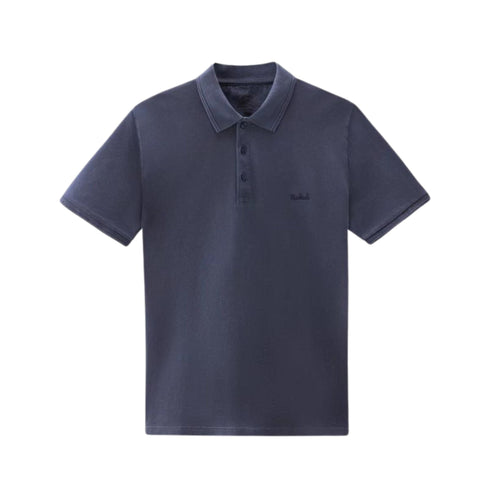 Woolrich Polo Polo Uomo modello Mackinack Melton blue P24-WOOLRICHCFWWOPO0065MRUT1483-3989-M - Francavilla Moda