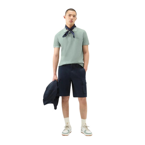 Woolrich Polo Polo Uomo modello Mackinack Salvia P24-WOOLRICHCFWWOPO0065MRUT1483-621-M - Francavilla Moda
