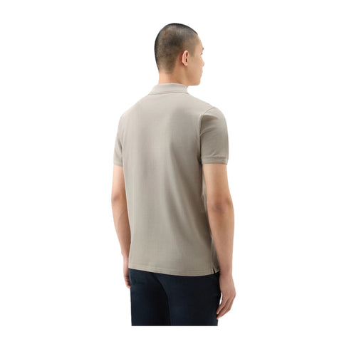 Woolrich Polo Polo Uomo modello Mackinack Corda P24-WOOLRICHCFWWOPO0065MRUT1483-8072-M - Francavilla Moda