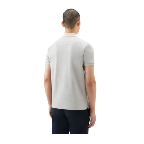 Woolrich Polo Polo Uomo modello Mackinack Grigio perla - Francavilla Moda
