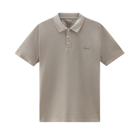 Woolrich Polo Polo Uomo modello Mackinack Corda P24-WOOLRICHCFWWOPO0065MRUT1483-8072-M - Francavilla Moda