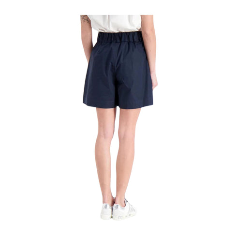 Woolrich Shorts Shorts Donna con risvolto e doppio bottone Blu - Francavilla Moda